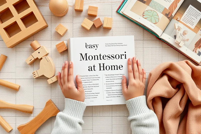 easy montessori at home book — Easy Montessori At Home Book (the finished result)