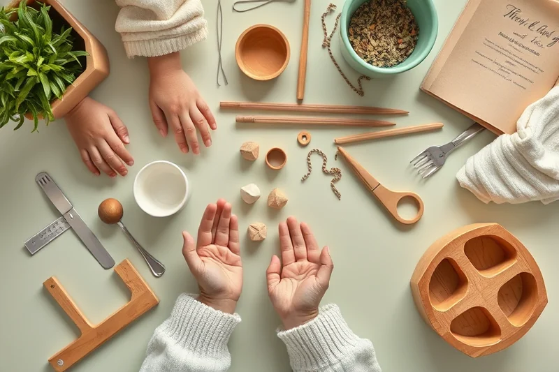 quick montessori at home stage — Quick Montessori At Home Stage (the finished result)